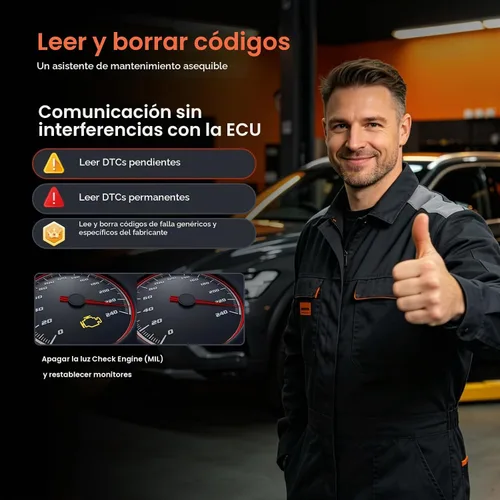Vista 3 de iCarsoft i906 Compatible para Volvo/Saab OBD2 Escáner de diagnóstico multisistema para motor ABS SRS