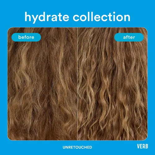 Vista 4 de VERB Champú hidratante + acondicionador Duo - Limpia + nutre el cabello seco + encrespado para suavizar + reducir el encrespamiento - Ámbar + aroma