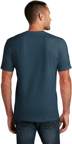 Vista 2 de District ® Flex Tee DT7500, Neptuno jaspeado azul, XL