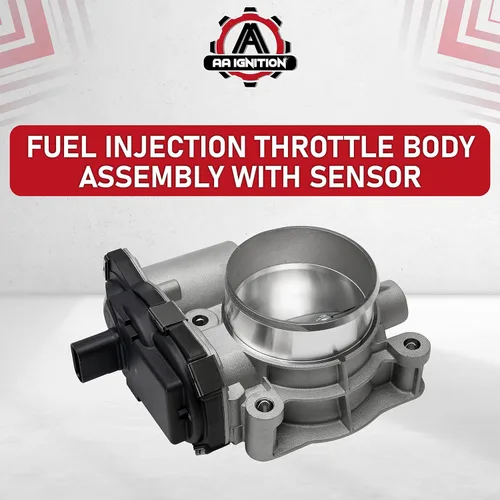 Vista 6 de Conjunto de cuerpo del acelerador de inyección de combustible con sensor. Compatible con Buick, Chevy, GMC - Lacrosse, Regal, Verano, Captiva