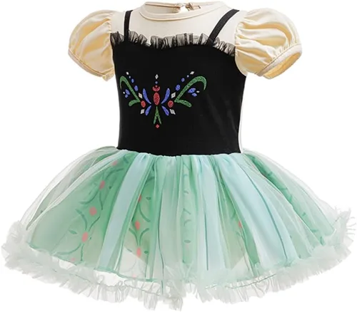 Vista 49 de Disfraz de princesa de Belle Sofía Blancanieves para niñas pequeñas, disfraz de princesa, Navidad, Halloween, mameluco con diadema