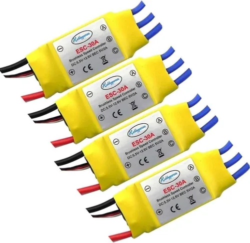 Vista 4 de Controlador de velocidad sin escobillas 30A ESC para el multirotor del avión del helicóptero RC