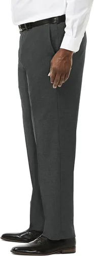 Vista 2 de J.M. Haggar Traje de ajuste clásico y recto para hombre, pantalones separados, tallas regulares y grandes y altas, Pizarra mediana