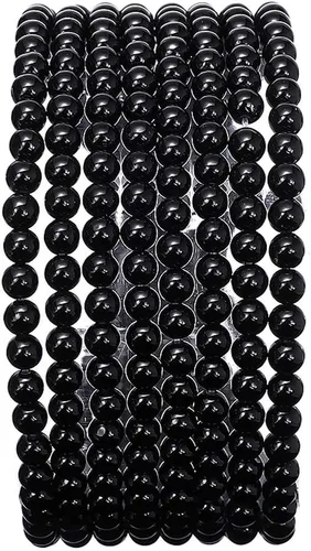 Vista 71 de BEADIA Cuentas redondas de jade africano natural de piedra suelta semipreciosas para hacer joyas 4MM 38cm/hebra