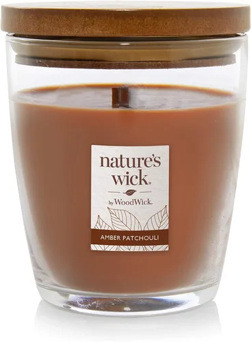 Vista 5 de Nature's Wick Vela perfumada de miel y mandarina de 10 onzas