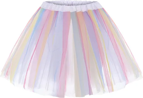 Vista 16 de Falda tutú de ballet para disfraz de fiesta de mujer