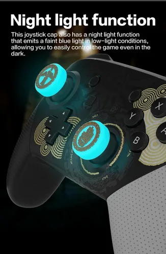 Vista 3 de Empuñaduras de pulgar para mando Switch Pro, tapas de joystick compatibles con el controlador Switch Pro, controlador PS5, controlador PS4