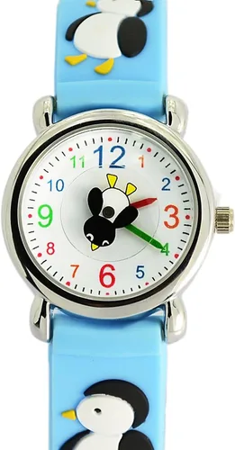 Vista 3 de Jewtme Lindos relojes para niños pequeños de 3 a 8 años, reloj analógico de dibujos animados con banda de silicona 3D para niñas y niños pequeños