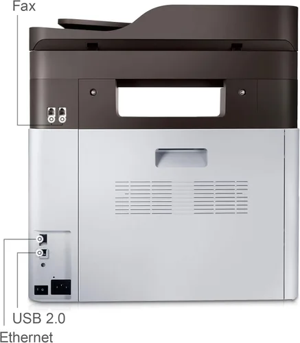 Vista 9 de Samsung SL-C1860FW/XAA impresora color inalámbrica con escáner, copiadora y fax