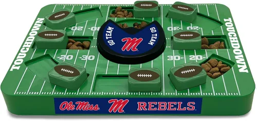 Vista 31 de Pets First NCAA Alabama Juguete de Rompecabezas Grande, Juguete de Tratamiento de Rompecabezas para Perros, Nuevo Tamaño Grande, Juguete Interactivo