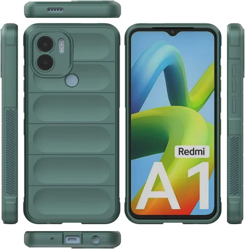 Vista 5 de Funda para Xiaomi Redmi A1 4G Caso,TPU teléfono móvil suave caso para Xiaomi Redmi A1 4G 220733SI 220733SG 220733SL 220743FI Funda Negro