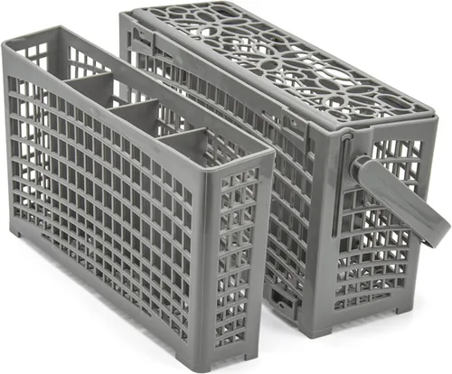 Vista 2 de Cesta universal de repuesto para lavavajillas, cesta 2 en 1 para utensilios/cubiertos, compatible con Bosch, Maytag, Kenmore, Whirlpool, KitchenAid