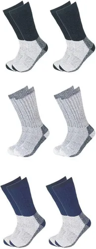 Vista 7 de Calcetines de lana merina, 6 pares de calcetines térmicos aislados para clima frío, calcetines de invierno para hombres y mujeres