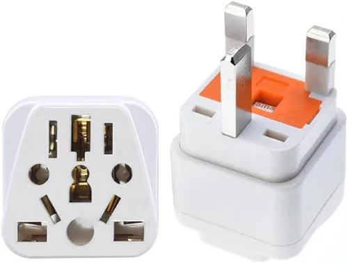 Vista 34 de Toptekits - Paquete de 2 adaptadores universales de enchufe de viaje, tipo B de EE. UU., convertidor de enchufe internacional a Estados Unidos Blanco