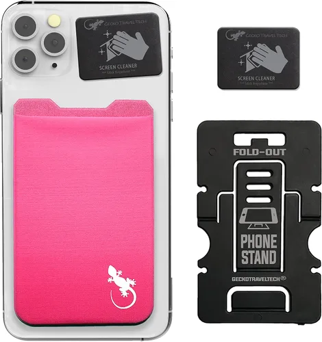 Vista 18 de Gecko - Cartera adhesiva para tarjetas de crédito y dinero en efectivo
