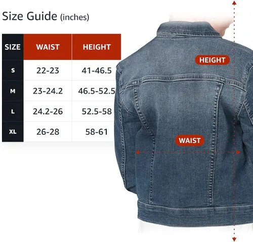 Vista 3 de Made in Mexico Print Kids' Denim Jacket - Patriotic Jean Jacket - Illustration Denim Jacket for Kids