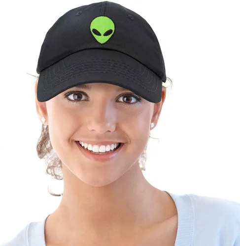 Vista 5 de DALIX Alien Head Gorra de béisbol para hombre y mujer