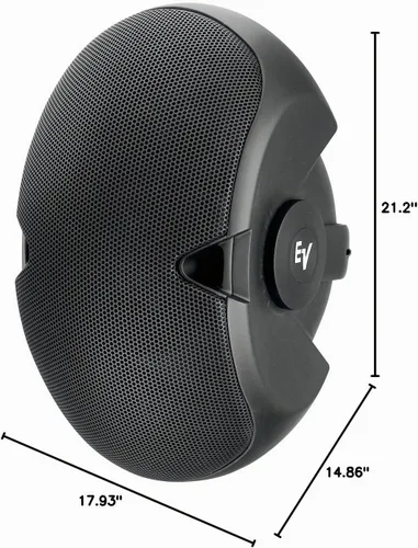 Vista 3 de Electro-Voice evid 4,2 Surface Mount pasivo PA Gabinete (1 par)