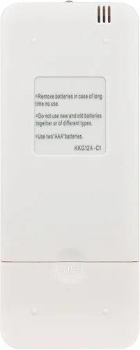 Vista 3 de KKG12A-C1 Reemplazar AC Remote Compatible para CHANGHONG/Ree/Pastamic A/C También repuesto apto para CHEBLO/ONAX Aire Acondicionado Mini Split AC