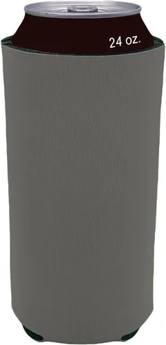 Vista 37 de Espuma en blanco plegable de 24 oz. Can Coolie (variedad, paquete de 6)