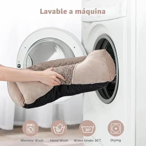 Vista 7 de INVENHO Cama para perros pequeños para perros medianos a grandes, rectangular, ortopédica, suave, relajante, duradera, con parte inferior