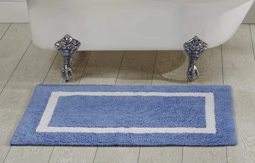 Vista 50 de Better Trends - Alfombra de baño 100% algodón reversible, altamente absorbente y lavable a máquina, suave, tapete de ducha para piso de baño