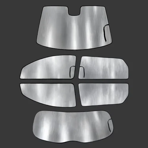 Vista 13 de GalaxyAutoShield - Parasoles laterales frontales de ajuste personalizado (2 piezas) para Mazda Mazda3 Hatchback 2019, 2020, 2021, 2022, 2023, 2024