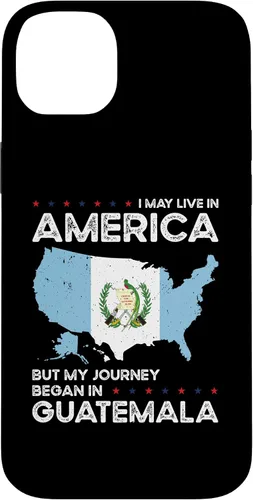 Vista 21 de Funda para iPhone 17, diseño de patriota guatemalteco estadounidense
