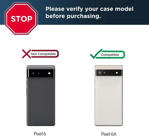 Vista 2 de magglass Paquete de 2 protectores de pantalla para Google Pixel 6a, vidrio templado templado (compatible con sensor de huellas dactilares)