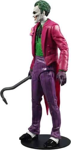 Vista 3 de DC Multiverse The Joker: The Clown from Batman: Three Jokers - Figura de acción de 7 pulgadas con accesorios DC Multiverse Figura de acción de 7