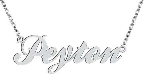 Vista 6 de Personalized Custom Name Pendant Necklace Stainless Steel for Women