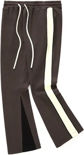 Vista 46 de Pantalones deportivos de gamuza sintética para mujer, pantalones de baile acampanados para hombre