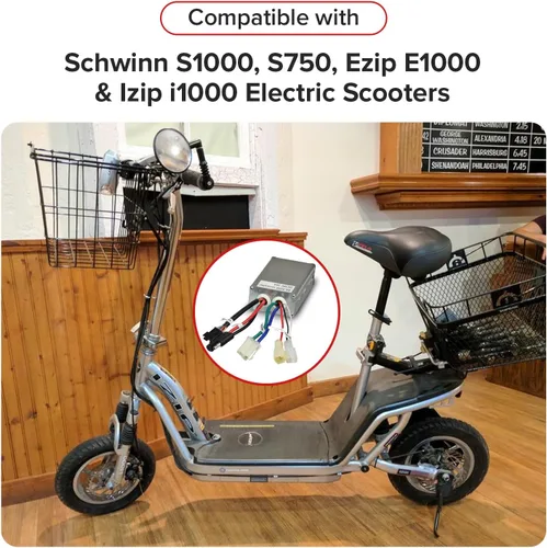 Vista 6 de Currie Controlador de 36 voltios y 30 amperios - con conector de acelerador de 5 pines para scooters eléctricos Schwinn S1000, S750, Ezip E1000 e