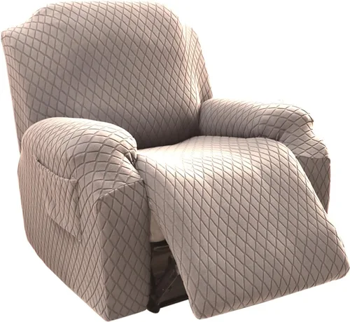 Vista 25 de Funda elástica para silla reclinable, 8 piezas de 1, 2, 3 plazas, funda para sillón reclinable con bolsillo y protector de muebles
