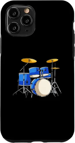 Vista 10 de Funda para iPhone 15 Drum Set Drums Rock Music Drummer