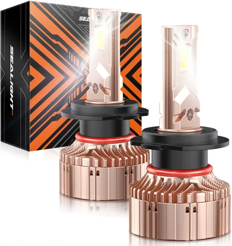 Vista 12 de SEALIGHT 3157 - Faros LED intermitentes anti-hiperflasheo, ventilador turbo, amarillo ámbar, 2700 K, repuesto para direccionales e intermitentes