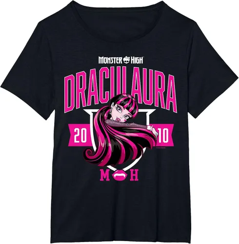 Vista 44 de Monster High -Camiseta Colegiada Draculaura Gris asfalto