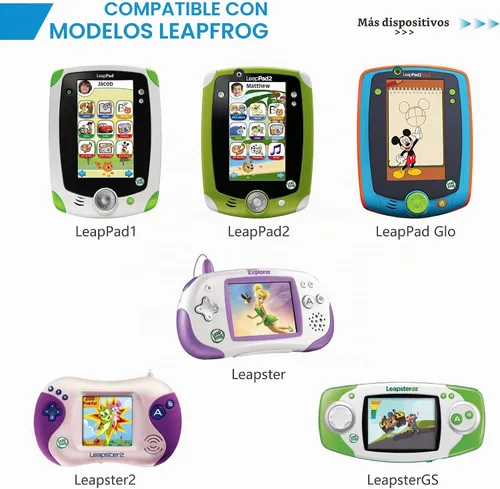Vista 3 de Cargador Leapfrog de repuesto para LeapPad 2, LeapPad 1 Tablets, LeapsterGS Explorer, Leapster Explorer y Leapster2 (cable de 6.6 pies de largo)