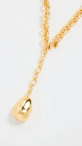 Vista 3 de Madewell Collar Lariat de cadena gruesa de perlas fundidas para mujer