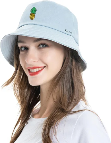 Vista 3 de ZLYC Gorra de pescador bordada de moda unisex para hombres y mujeres
