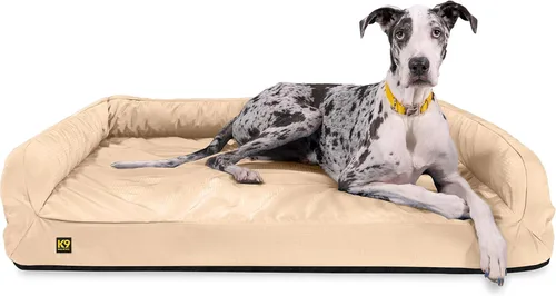Vista 7 de K9 Ballistics Cama ortopédica resistente para perros con cojín pequeño, lavable, duradera y resistente al agua, hecha para perros de juguete y Negro