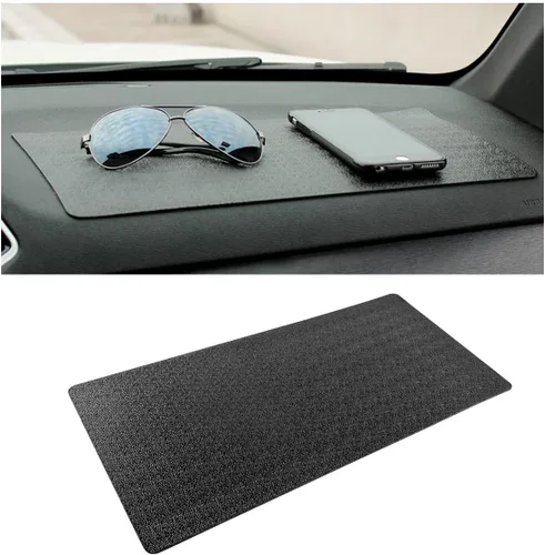 Vista 11 de Alfombrilla antideslizante de goma para salpicadero de coche, 27 x 15 cm Universal adhesiva antideslizante mágica para salpicadero de coche