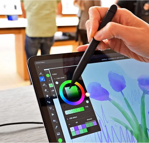 Vista 4 de Slim Pen 2 compatible con Microsoft Surface Pro 8 Pro 9 Pro X Pro 10, lápiz digital compatible con Surface Laptop Studio, precisión y escritura