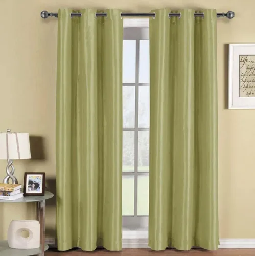 Vista 19 de Royal Tradition Cortinas opacas de 42 x 96 pulgadas, juego de 2 paneles de cortinas blancas con aislamiento térmico para oscurecer la habitación