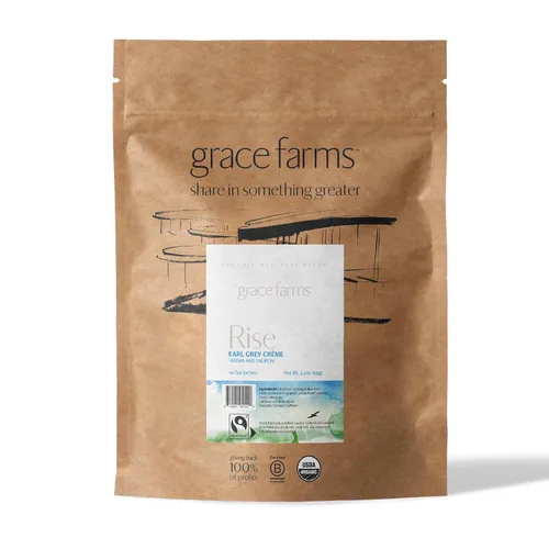 Vista 10 de Grace Farms BREATHE Wellness Mezcla de Té Orgánico (16 Sobres Piramidales) Cúrcuma y Jengibre con Hierbas Adaptogénicas Apoyo Inmunológico Sin