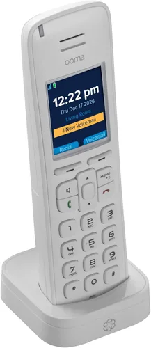 Vista 3 de Ooma Auricular inalámbrico blanco HD3 con calidad de voz HD