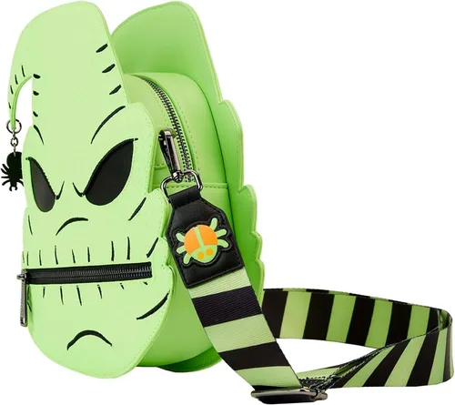 Vista 2 de Pesadilla antes de Navidad Oogie Boogie Glow Cross Body Bag, Verde