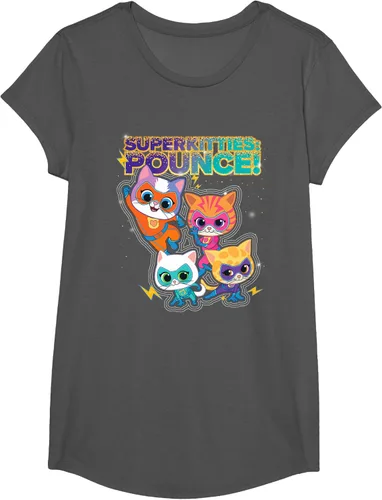 Vista 37 de Disney Junior SuperKitties Pounce! Camiseta de equipo completo, talla S