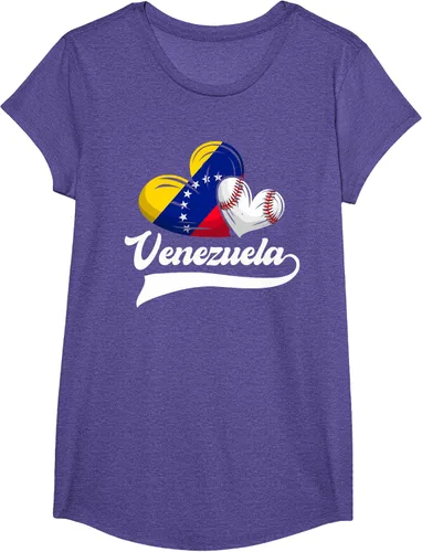 Vista 62 de Camiseta de béisbol venezolana con diseño de corazón y bandera de Venezuela, Negro