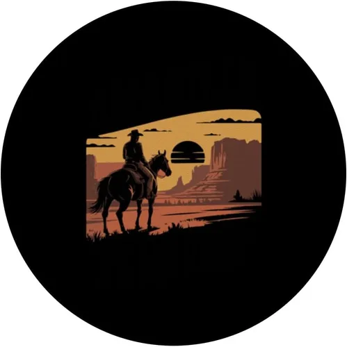 Vista 3 de Amarillo by Mornin Folk Style Western Country Music PopSockets Adhesive PopGrip